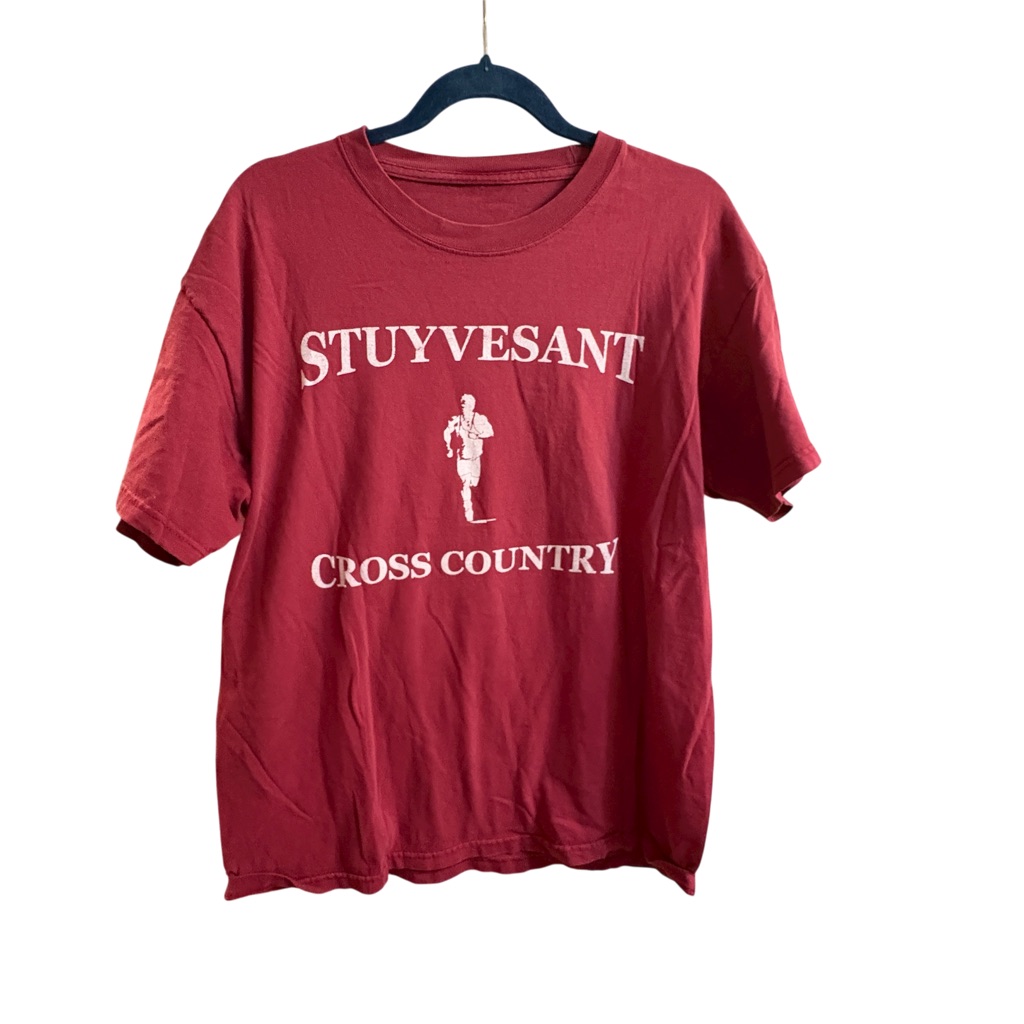 Vintage Stuyvesant High School Cross Country Champions 2000-2006 Red T-Shirt Tee